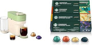 Nespresso Vertuo POP+ Coffee and Espresso Maker by Breville, Pistachio + Starbucks Capsules