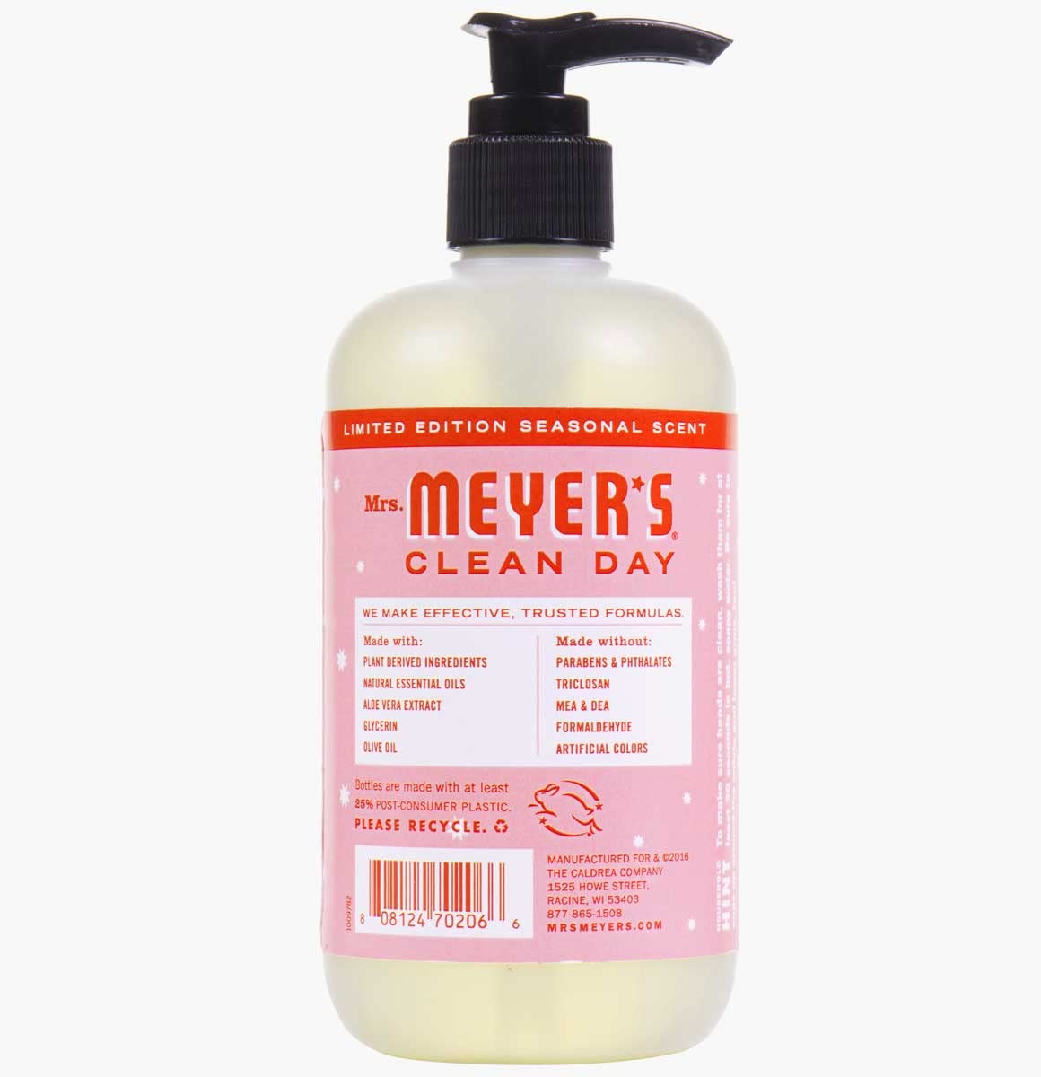 Liquid Hand Soap Peppermint by Mrs. MEYER'S – 12.5 Fl Oz (Pack of 6), Pack of 6, Model 808124702066