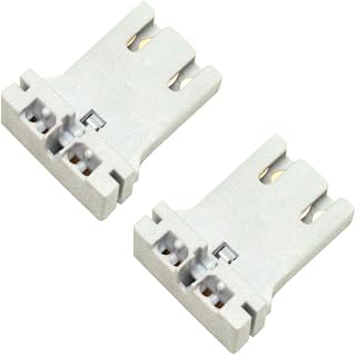 SYLVANIA 48178 - Medium Bi-Pin U-Lamp Fluorescent Lampholder Socket (2 pack) (FLHUB LAMP HOLDER 2PK)