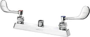 Krowne 15-5XXL-W Royal Series 8" Center Deck Mount Fauct Body Only with Wrist Blade Handles, Vandal Resistant‌‌​​‍​​‌‌‌‌​‍​‌​​‌​‍​​‌‌‌‌‍​​‌‌‌‌‍​​‌‌​​‍​​‌‌‌‌‍​​‌​‌‌‍​​​‌‌‌‍​​‌‌​​‍​​‌​‌‌‍​​‌‌‌‌​‍​​​‌