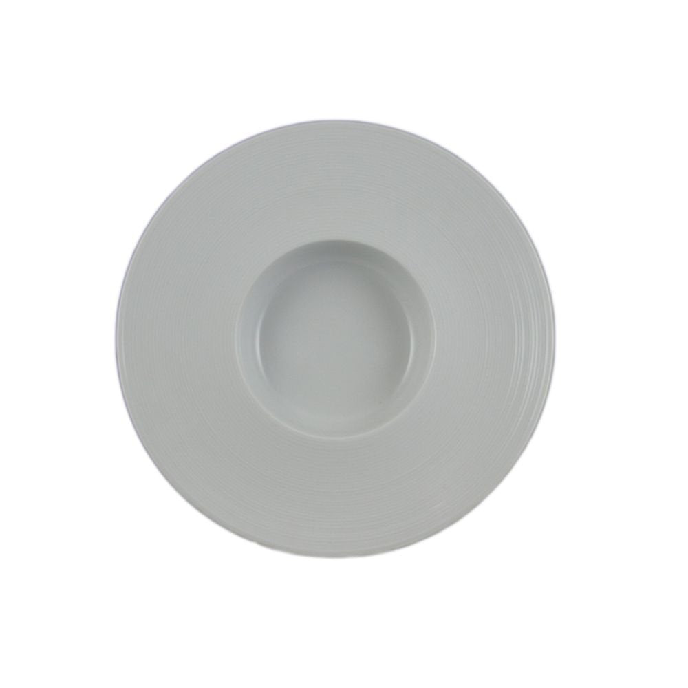 Radiance Deep Soup Maxxi Rim by Vertex China – Medium, 12.0 ounces, Porcelain, Porcelain White, Pack of 12
