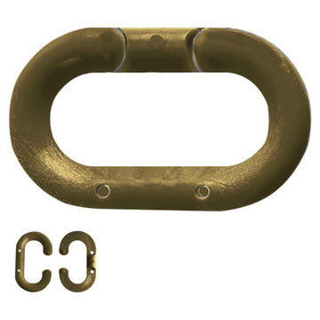 Master Link by Mr. Chain – 12"L x 9"W x 1"H, Acetal, Gold, Model 50707-10