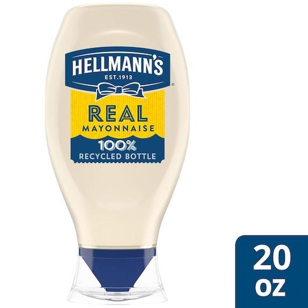 Hellmanns Real Mayonnaise Spread by HELLMANN'S – 20 Fluid Ounce, Pack of 12, Model 84135696