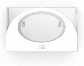 Tork Small Pack Food Service Towel Dispenser Bracket White W8, Space Saving, Performance Range, 655300 (x4)