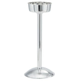 Mirror Finish S/S Single Bottle Wine Bucket Stand by Vollrath – Stainless Steel, Silver, Model 47611