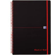 Black n' Red Wirebound Polypropylene A4 Book