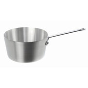 1 1/2 qt Tapered Aluminum Sauce Pan - 12 1/5"L x 6 1/10"W x 4 1/10"H by HUBERT – 1.5 Quarts, Aluminum, White, Model WGX3001