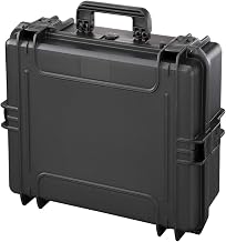 MAX Cases IP67 Cert Waterproof & Dustproof Case with Customizable Foam, Black, MAX505S