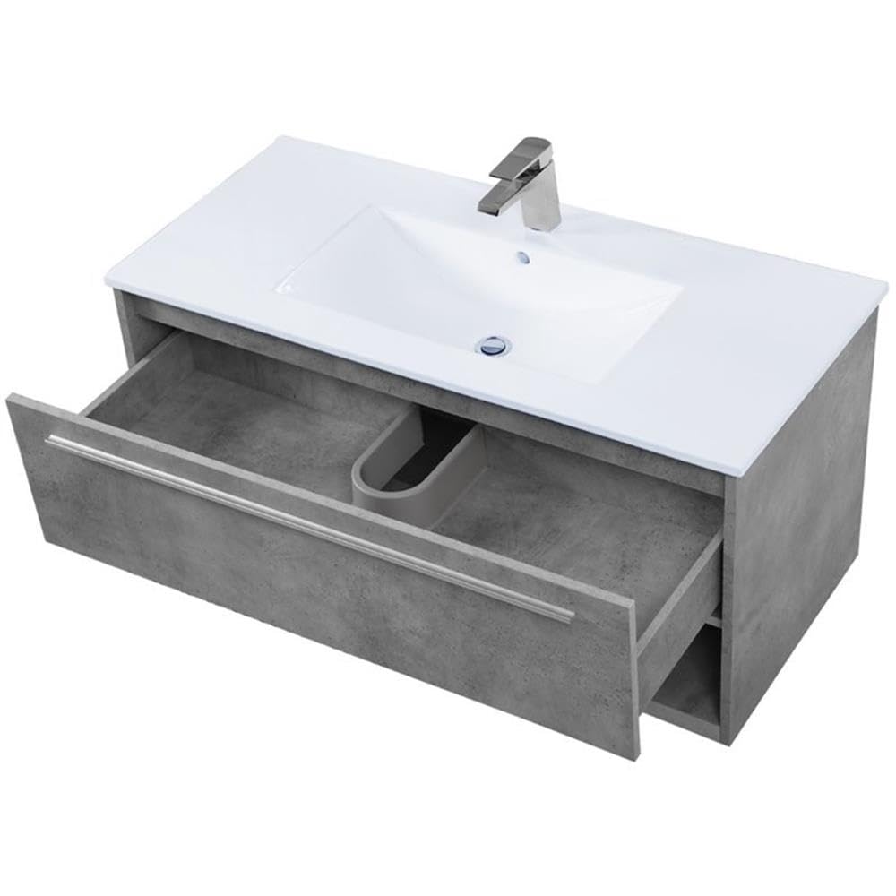 Elegant Decor 42" - Single / Grey / Modern Wheel Care