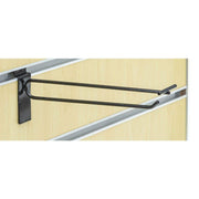 Slatwall Scanhook by Retail Resource – Metal, Black, Pack of 100, Model 1808