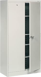 Tennsco 1470LGY 72-Inch High Standard Cabinet, 36w x 18d x 72h, Light Gray