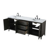 Mocha Brown Millie Bathroom Vanity by by Elegant Lighting – Solid wood and MDF, Mocha Brown, Model 5608093