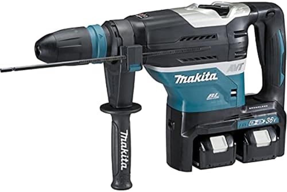 Akku SDS Combo Hammer Max 2 X 18V by Makita – Size, Metal, Colour:, Model DHR400PG2U