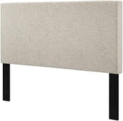 Furnifact Linen Fabric Full Queen Headboard Upholstered Design, Soft Texture, Durable Construction, Comfortable Support, Stylish Bedroom Accent
