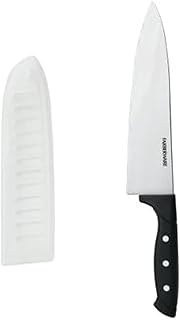 Farberware Wave Edge Chef Knife with Sheath, 8-Inch