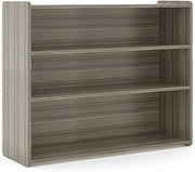 Tot Mate Contemporary Wood Composite School Age Shelf Storage in Gray