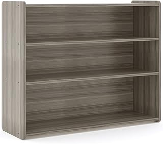 Tot Mate Contemporary Wood Composite School Age Shelf Storage in Gray