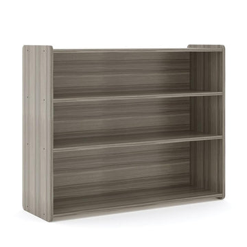 Contemporary Wood Composite School Age Shelf Storage in Gray by Tot Mate – Wood, Shadow Elm Gray, Model TM2306R.0W92
