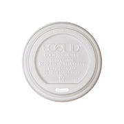 Ecolid Renewable/Compostable Hot Cup Lid Pla Fits 10-20 Oz Hot Cups 50/Pack 16 Packs/Carton Qty: by ECO PRODUCTS – 10-20 oz, 20.0 ounces, paper,PLA Paper, White, Pack of 800