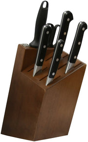 Pro2 7 Piece Cutlery Block Set by HENCKELS – Steel, Brown, Model 38431-000
