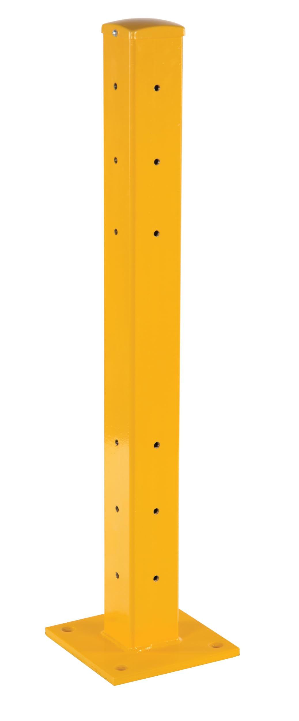 Steel Rigid Tube Post Drop in 42 in. for 3 Ribbed Drop in Style Guard Rails Yellow by Vestil – One Size, steel, Yellow, Model GR-F3R-DI-TP42-YL