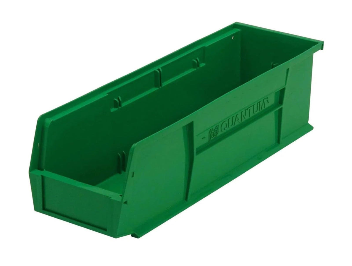 QUANTUM STORAGE SYSTEMS Green / 18" L x 6" W x 5" H / Ultra Stack & Hang Shelf Baskets