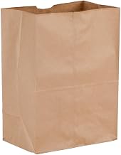 General 1/8 BBL 52# Paper Bag, Natural Grocery Sack, 500-Bundle - 500 bags per bundle.