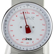 Winco 10 Pound / 8" / White, Steel Scales
