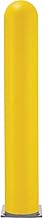 Global Industrial 60" H Smooth Bollard Post Sleeve with Dome Top, Yellow