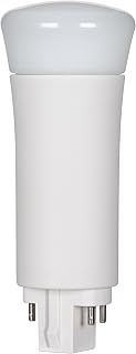 Satco S29858 9W LED PL 4-Pin; 3000K; 950 Lumens; G24q Base; 50 Bulbs - California Compliant Replaces S9858