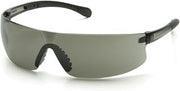 Pyramex S7280ST Provoq Safety Eyewear Indoor/Outdoor Mirror Anti-Fog Lens Black Temples