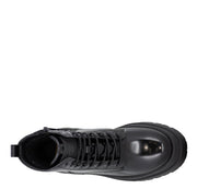 Women's Anya Patent Combat Boot by Lee – 9.5, Black Mono, Model W000055-9800