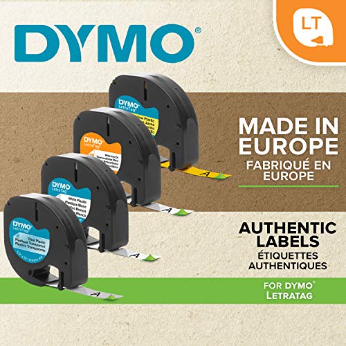 DYMO 1 / 4 / 12 mm x 4 m - Paper Double Pack Labeling Tapes