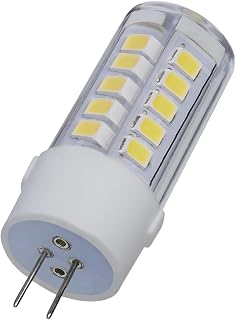 Satco 4.5w T6 LED 12v Bi Pin G4 Base 5000K Clear Finish Bulb