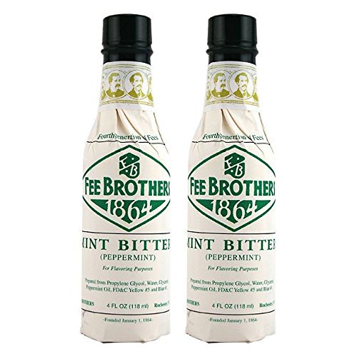Mint Cocktail Bitters - 5 Ounce Bottles - 2 Pack by Fee Brothers – 5 Ounce, Pack of 2