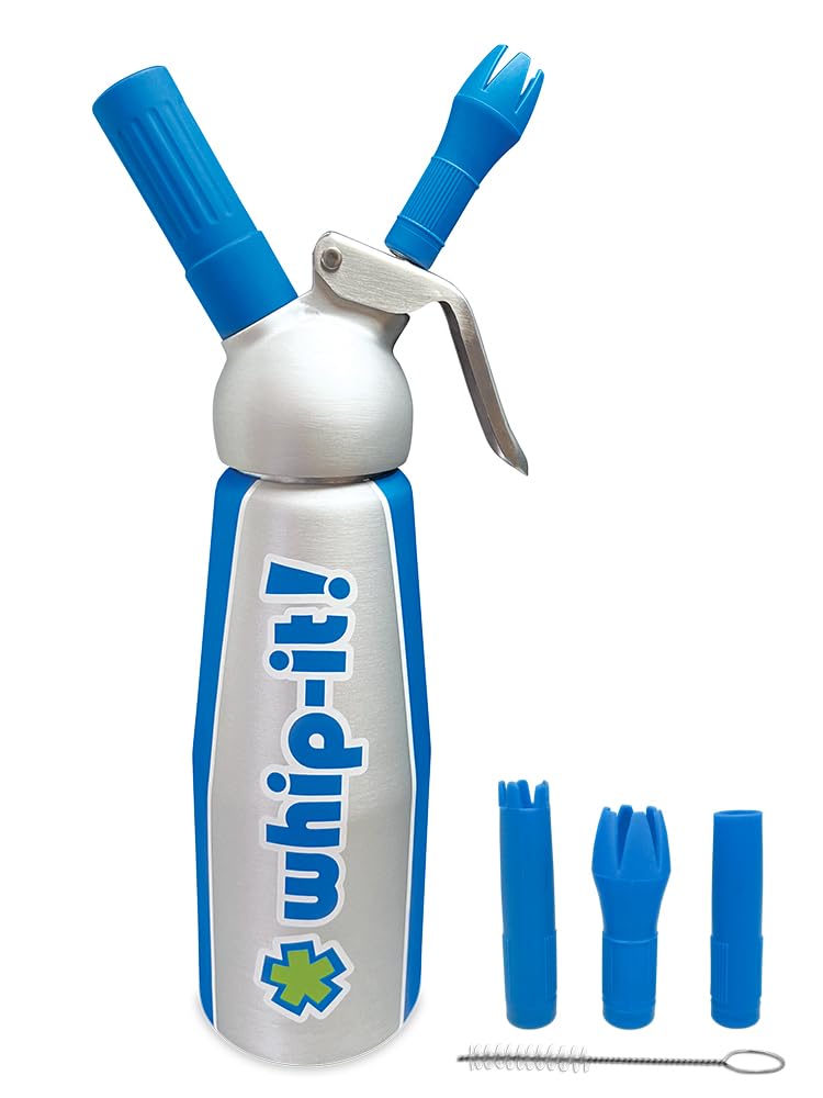 Limited Edition Dispenser by Whip-It! – 0.5L, Aluminum, Blue, Model DC-Amr-HLtd-06R
