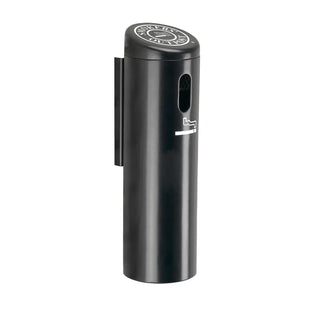 Wall Mounted Butt Receptacle Color: Black by Commercial Zone – One Size, Aluminum, Black, Model SB15W