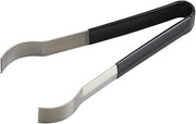Winco 6 1/2" Black Heavy-Duty Stainless Steel Pom Tongs