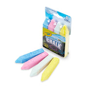 Sidewalk Chalk 4/Pkg by Crayola – 4 Count (Pack of 1), Chalk, multicolored, Model 514104