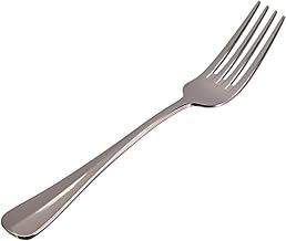 Winco 9 1/4" Stanford Stainless Steel Table Forks (Set of 12) | Dishwasher safe, Heavyweight design, Restaurant service, Great for Entrees, Salads, Pasta and Table Service