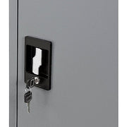 Global Industrial Gray / 13.75 inches W x 12.75 inches D x 30 inches H / Industrial Storage Lockers