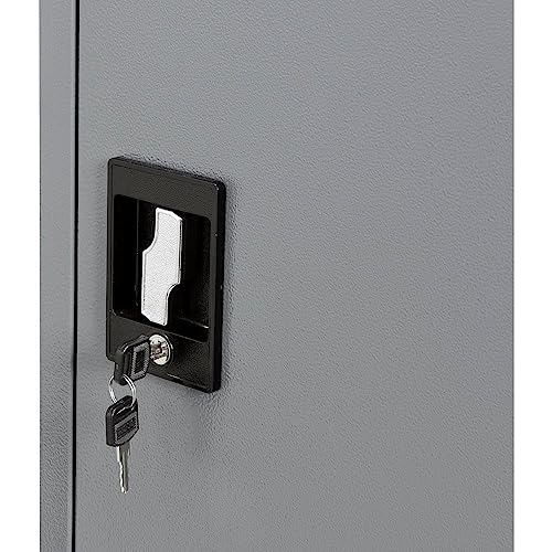 Global Industrial Gray / 13.75 inches W x 12.75 inches D x 30 inches H / Industrial Storage Lockers