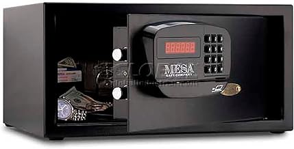 Mesa Safe Hotel & Residential Electronic Security Keyed Alike, 18" x 15" x 9" Black