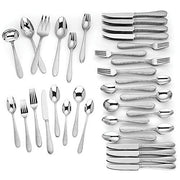 Garvey 112-piece Flatware Set by by Lenox – Stainless Steel, Silver