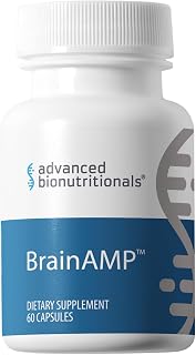 BrainAMP Nootropic | Enfinity Paraxanthine & GeniusPure Alpha-GPC | 60 Caps | Mental energy and cognitive health care with Enfinity Paraxanthine and GeniusPure Alpha-GPC for focus, recall, and clarity