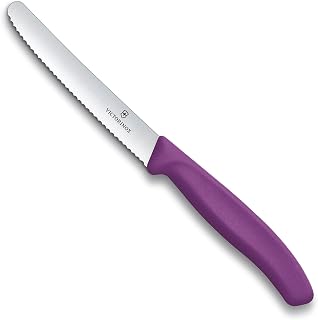 Victorinox Swiss Classic Table and Tomato knife, Serrated, Purple