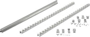Global Industrial Gravity Carton Flow Roller Track Kit, Single Depth, 36"