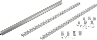Global Industrial Gravity Carton Flow Roller Track Kit, Single Depth, 36"