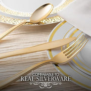 Stock Your Home 100 Count / Gold / Formal Spoons