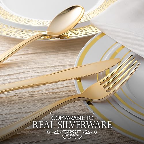 Stock Your Home 100 Count / Gold / Formal Spoons